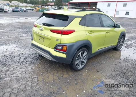 2020 Hyundai Kona Ultimate from USA, damaged, VIN KM8K5CA5XLU518079